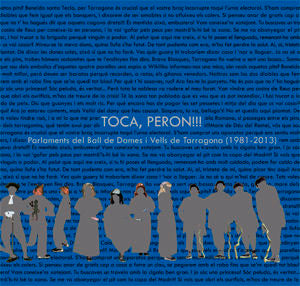 TOCA, PERON!!!, de NAVARRO GóMEZ, PERE | portada del libro