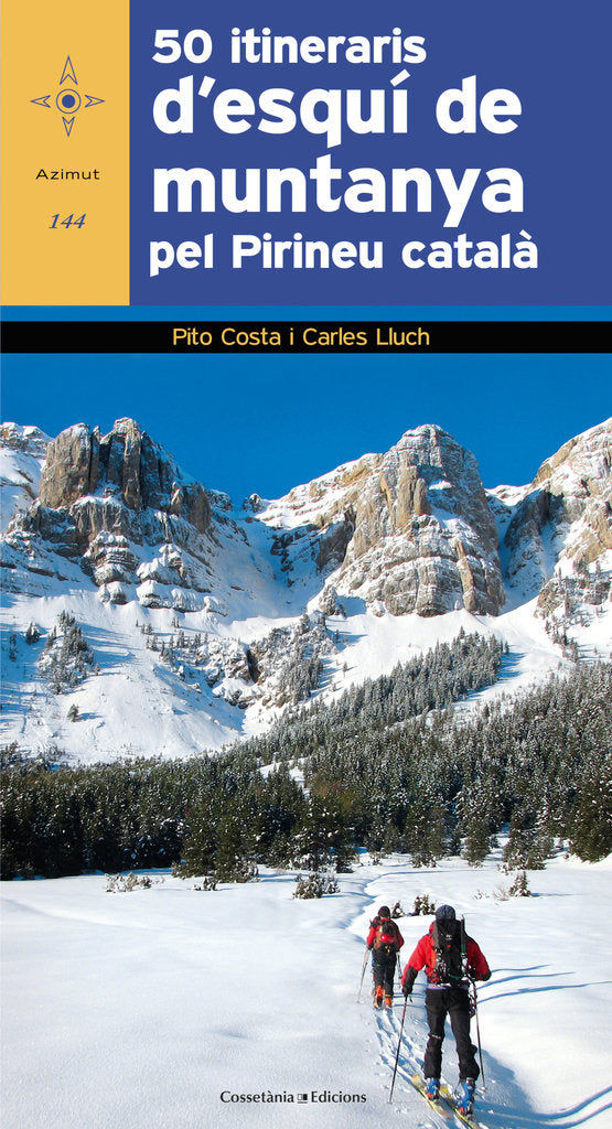 50 itineraris d'esquí de muntanya pel Pirineu català, de Costa i Serna, Pito | portada del libro