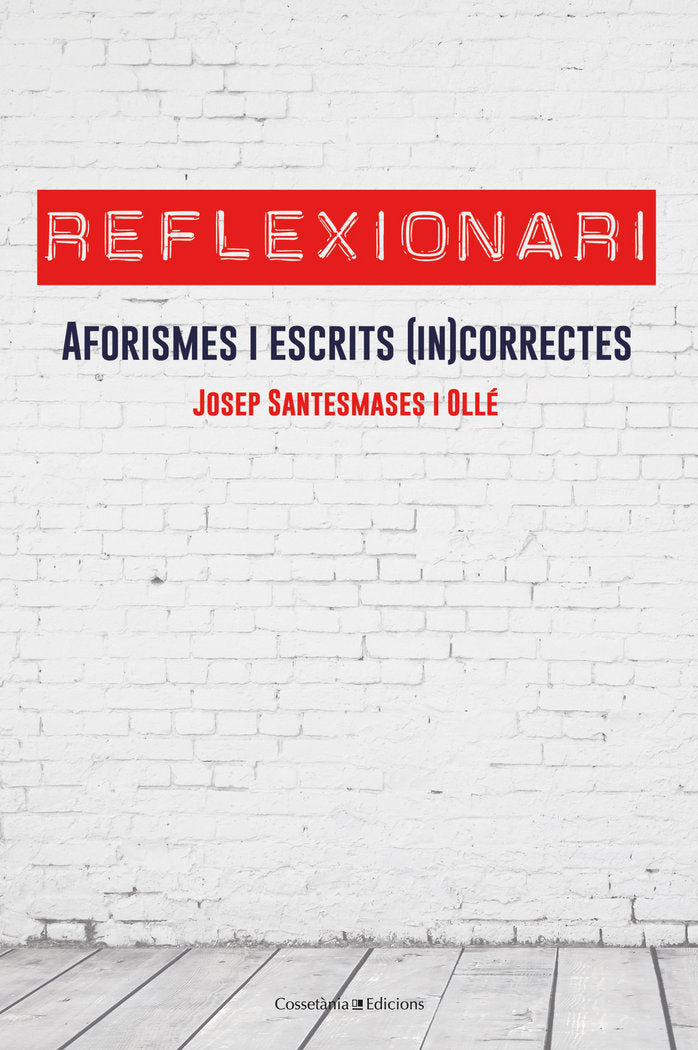 REFLEXIONARI, de SANTESMASES I OLLE,JOSEP | portada del libro
