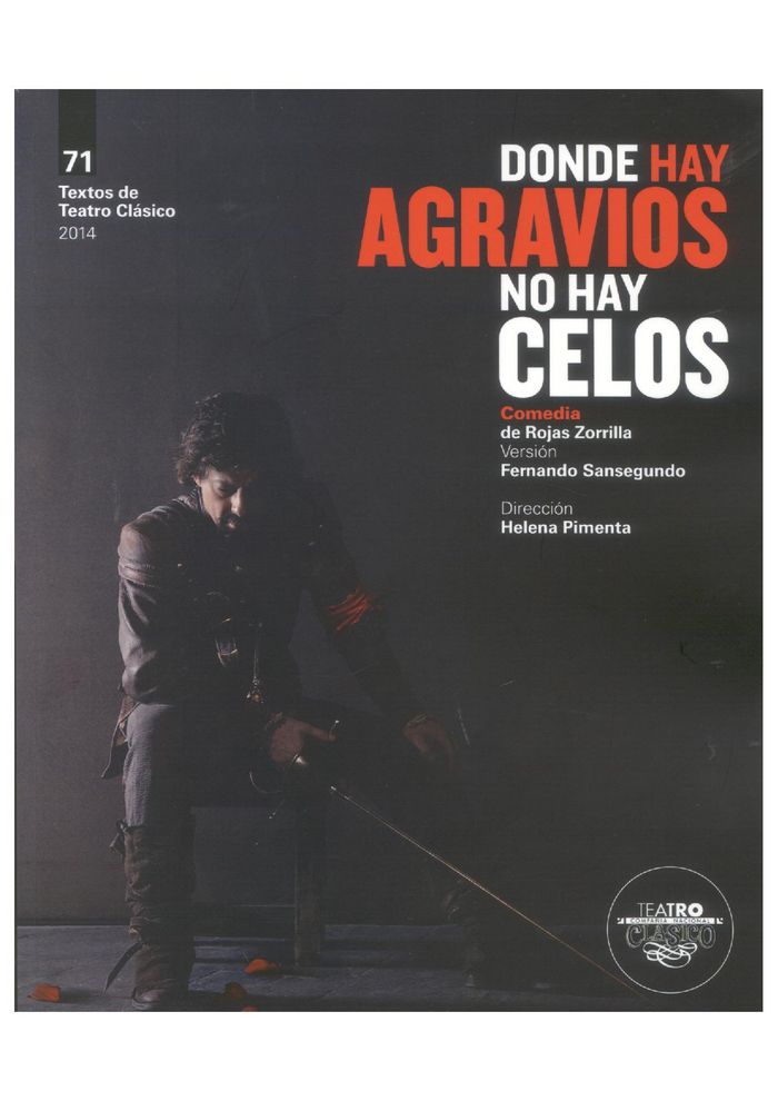 Donde hay agravios no hay celos, de Rojas Zorrilla, Francisco de | portada del libro