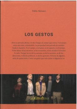 LOS GESTOS, de MESSIEZ, PABLO | portada del libro