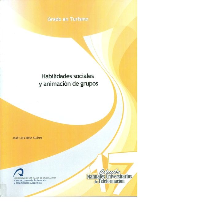 Habilidades sociales y animación de grupos, de Mesa Suárez | portada del libro