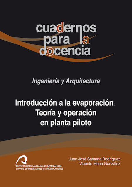 Introducción a la evaporación, de Santana Rodríguez, Juan José | portada del libro