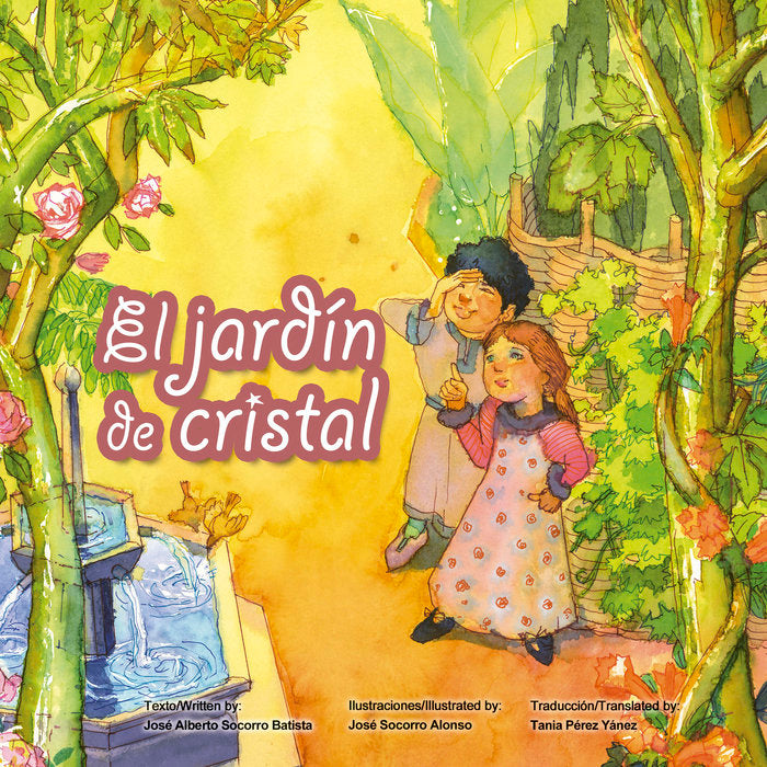 El jardín de cristal, de José Alberto Socorro Batista | portada del libro