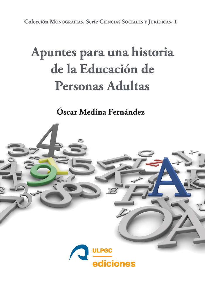 Apuntes para una historia de la Educación de Personas Adultas, de Medina Fernández | portada del libro