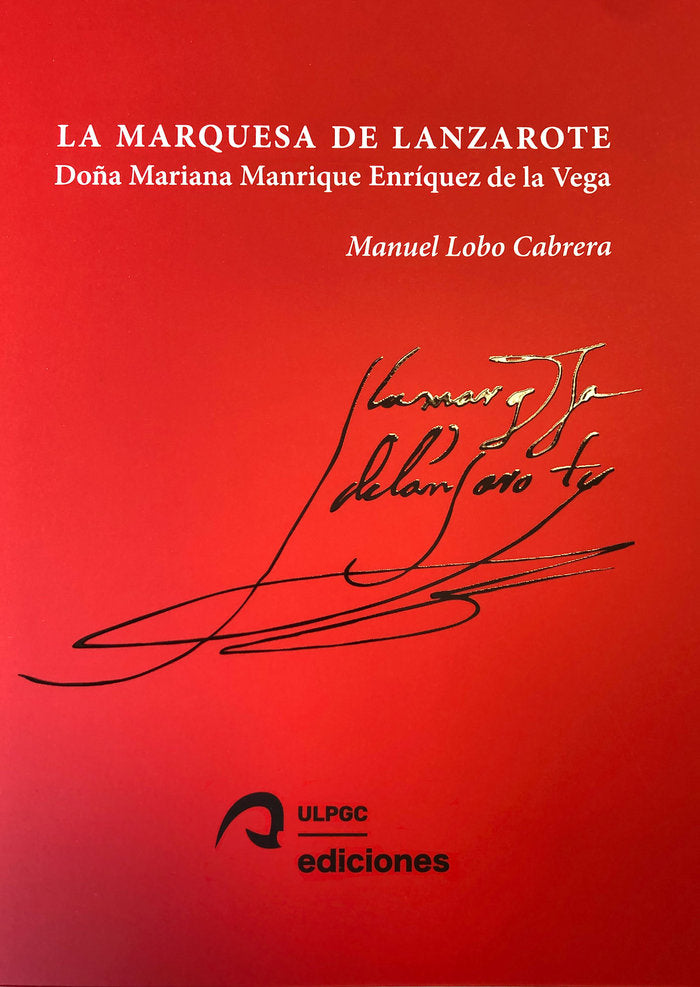 La Marquesa de Lanzarote, de LOBO CABRERA | portada del libro
