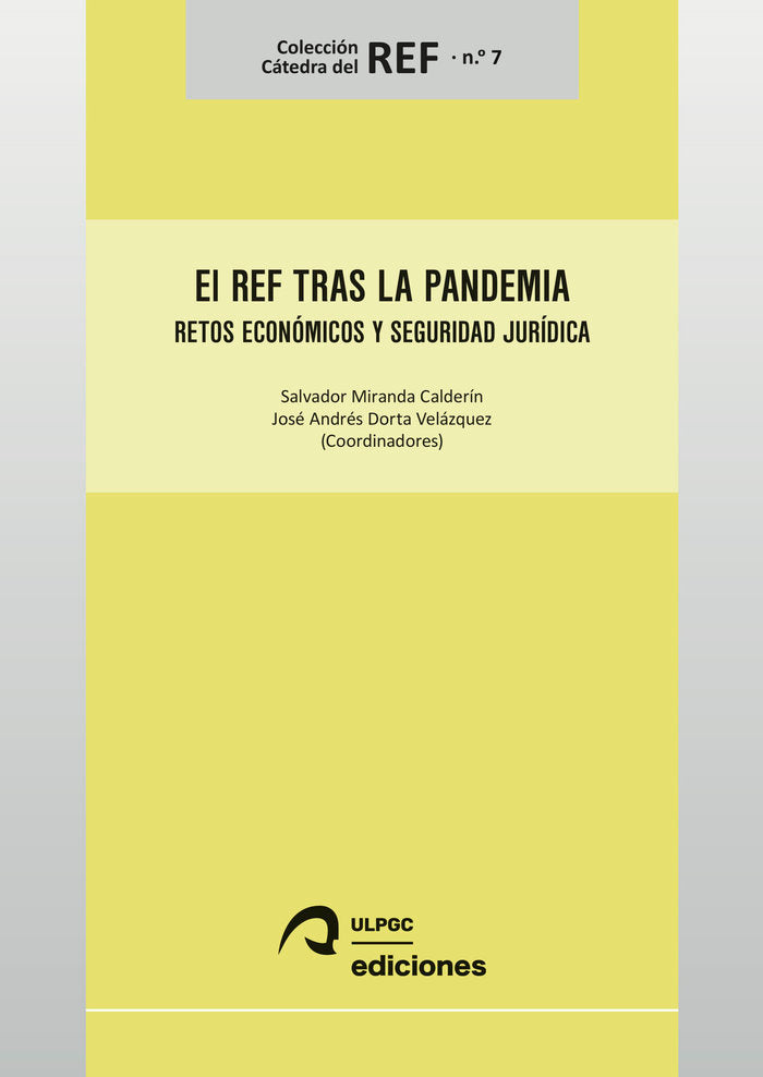 EL REF TRAS LA PANDEMIA | portada del libro