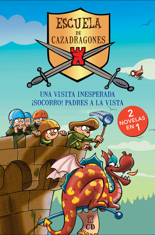Una visita inesperada / ¡Socorro! Padres a la vista (Escuela de Cazadragones 5 Y 6), de AAVV | portada del libro