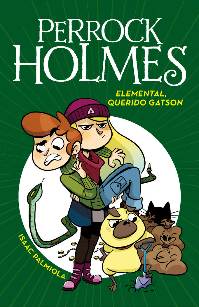 Elemental, querido Gatson (Serie Perrock Holmes 3), de Palmiola, Isaac | portada del libro