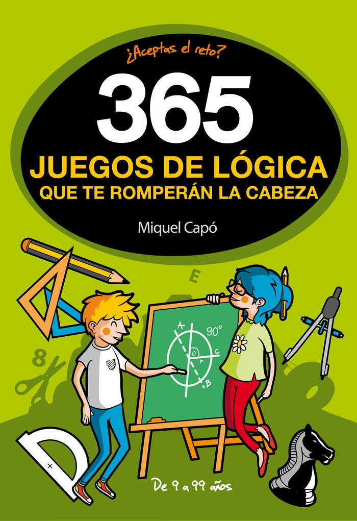 365 enigmas y juegos de lógica, de Capó, Miquel | portada del libro
