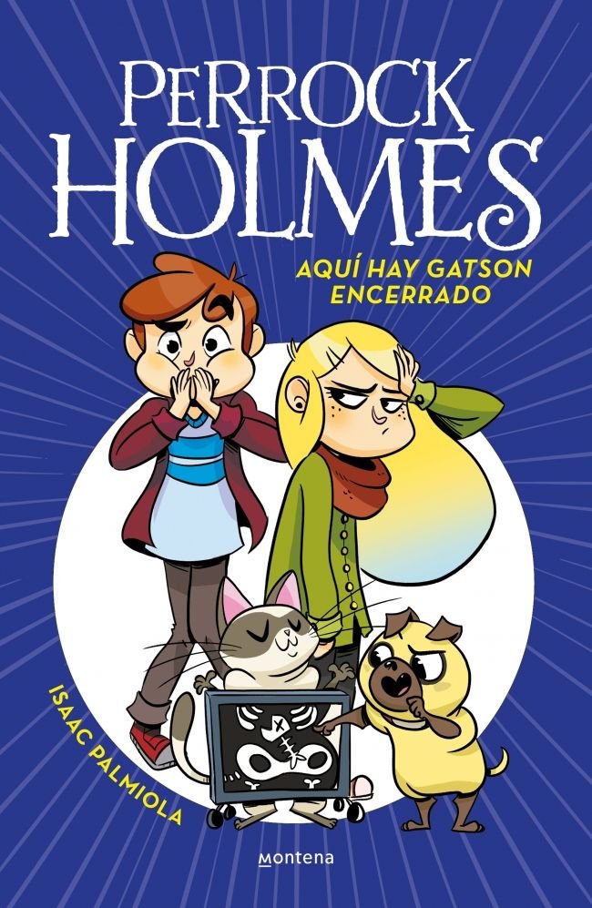 Aquí hay Gatson encerrado (Serie Perrock Holmes 5), de Palmiola, Isaac | portada del libro
