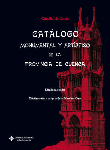 CATALOGO MONUMENTAL Y ARTISTICO DE LA PROVINCIA DE CUENCA, de JULIA MARTINEZ CANO | portada del libro