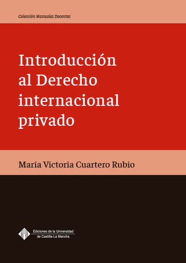 INTRODUCCION AL DERECHO INTERNACIONAL PRIVADO, de CUARTERO RUBIO | portada del libro