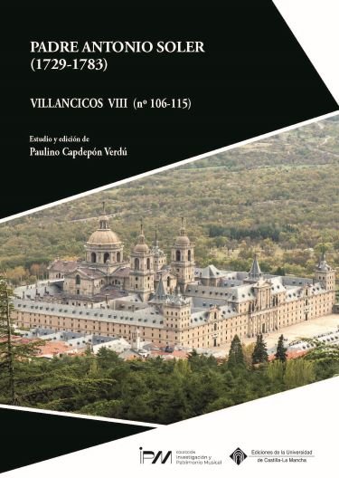 PADRE ANTONIO SOLER 1729 1783 VILLANCICOS VIII (Nº 106-11, de SOLER RAMOS, ANTONIO | portada del libro
