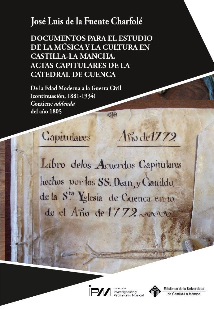 DOCUMENTOS PARA EL ESTUDIO DE LA MUSICA Y LA CULTURA EN CASTILLA-LA MANCHA. ACTA, de FUENTE CHARFOLE, JOSE LUIS DE LA | porta