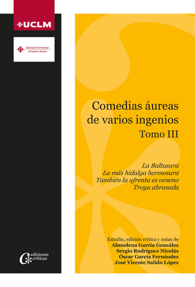COMEDIAS AUREAS DE VARIOS INGENIOS | portada del libro