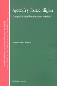 APOSTASIA Y LIBERTAD RELIGIOSA, de GAS AIXENDRI | portada del libro