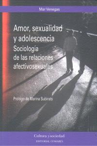 AMOR, SEXUALIDAD Y ADOLESCENCIA., de VENEGAS, MAR | portada del libro