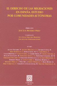 EL DERECHO DE MIGRACIONES EN ESPAÑA. ESTUDIO POR COMUNIDADES AUTONOMAS. | portada del libro