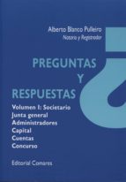 Preguntas y respuestas, societario, de ALBERTO BLANCO PULLEIRO | portada del libro