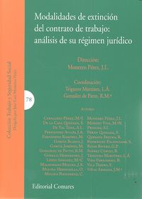 Modalidades de extinción del contrato de trabajo, de MONEREO PEREZ,J.L. | portada del libro