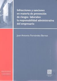 Infracciones y sanciones en materia de prevención de riesgos laborales: la respo, de FERNANDEZ BERNAT,JUAN ANTONIO | portada 
