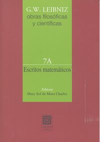 Escritos matemáticos 7A, de Leibniz | portada del libro