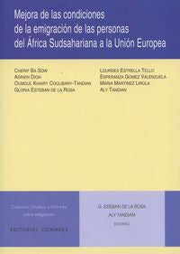 Mejora en las condiciones de la emigración de las personas del África Sudsaharina a la Unión Europea, de Esteban de la Rosa y