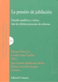 La pensión de jubilación, de Monereo Pérez y otros, José Luis | portada del libro