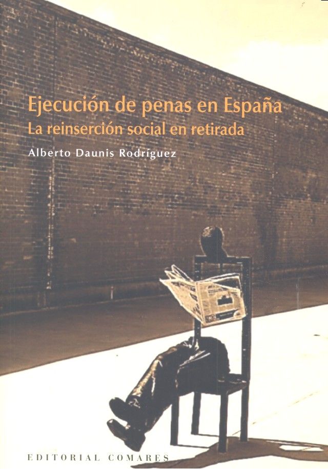 Ejecución de penas en España, de Daunis Rodríguez, Alberto | portada del libro