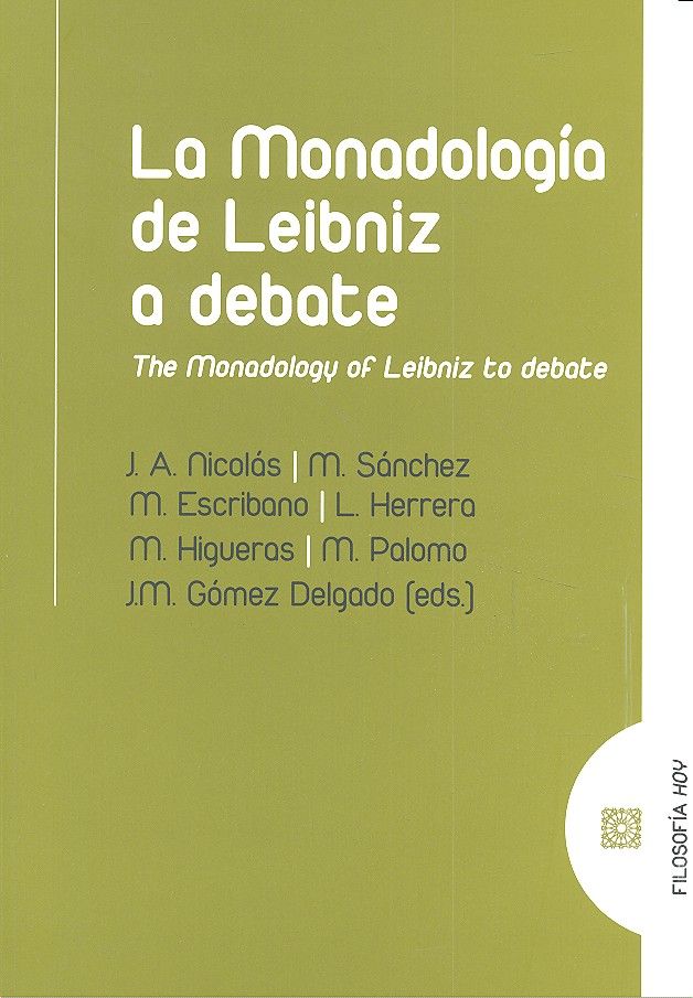 La monadología a debate, de Nicolás Marín y otros, Juan Antonio | portada del libro