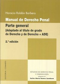 Manual de Derecho Penal. Parte General, de Roldán Barbero | portada del libro