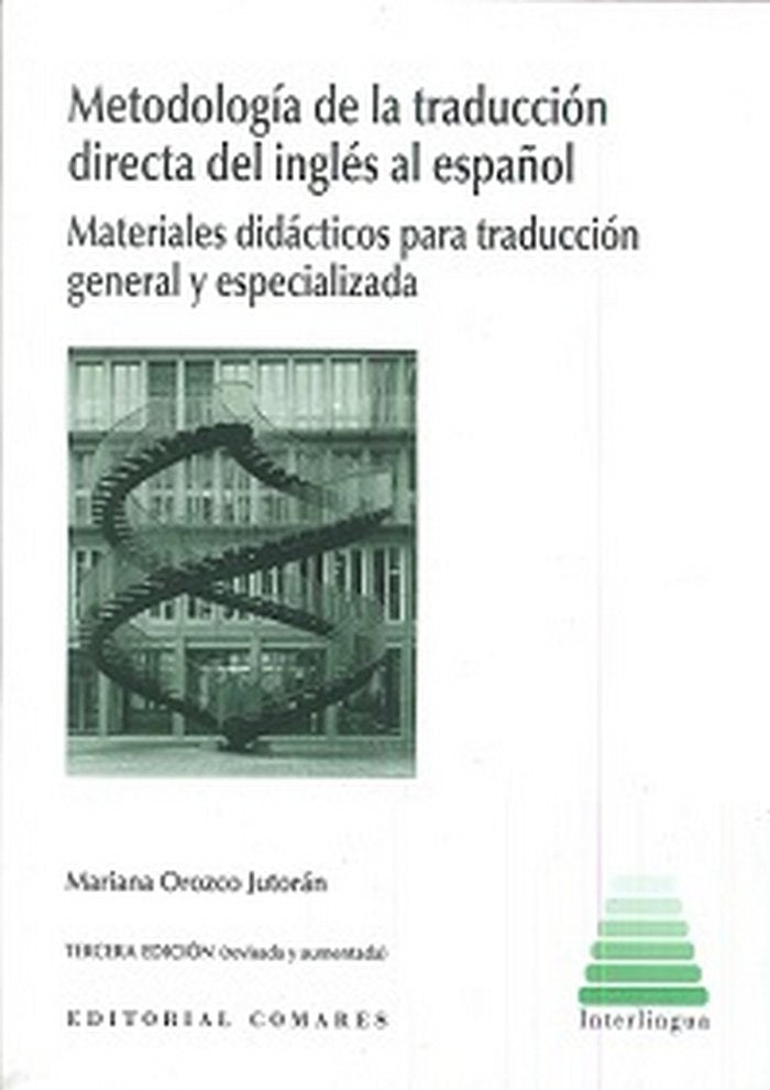 Metodología de la traducción directa del inglés al español, de Orozco Jutorán, Mariana | portada del libro