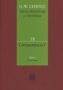 Correspondencia V (vol. 18), de G.W. Leibniz | portada del libro