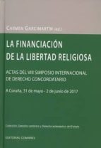 La financiación de la libertad religiosa, de CARMEN GARCIMARTIN MORENO | portada del libro