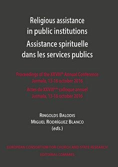 Religious assistance in public institutions | portada del libro