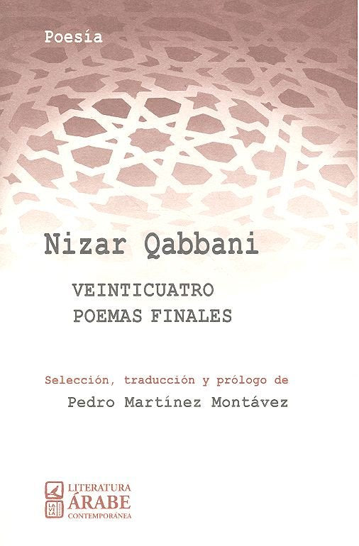 Veinticuatro poemas finales, de Qabbani, Nizar | portada del libro