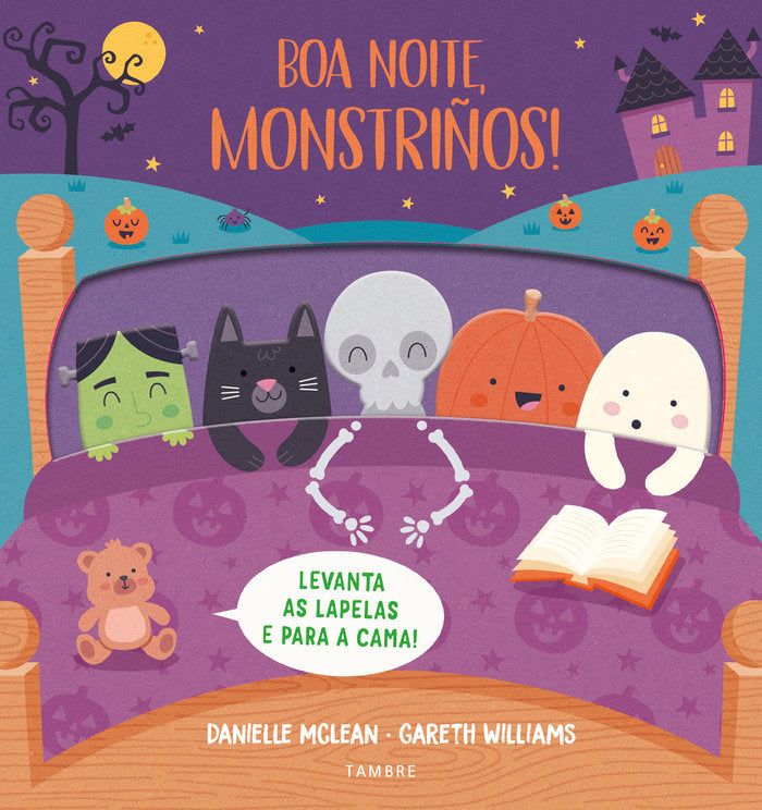 (GAL).BOA NOITE,MONSTRUIÑOS.(ELEMENTOS ESPECIALES), de MCLEAN,DANIELLE | portada del libro