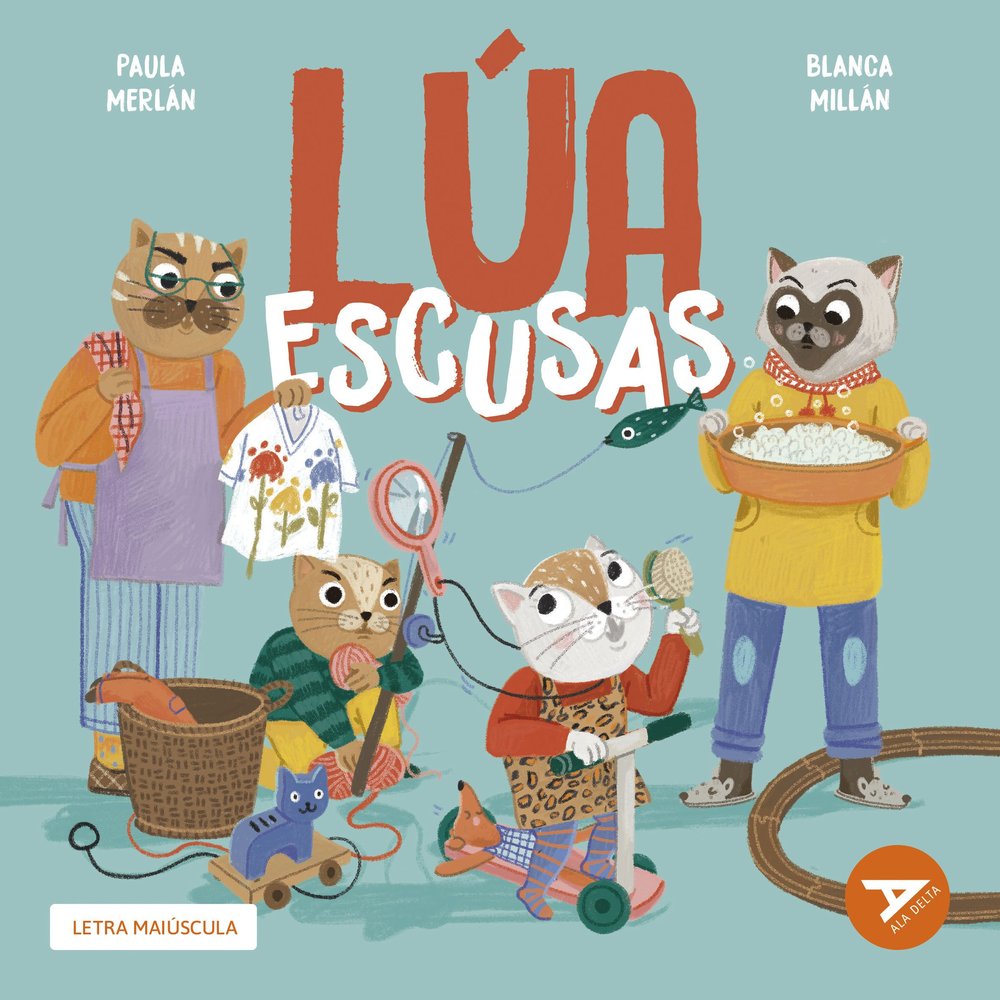 (G).LUA ESCUSAS.(ALA DELTA NOVO LARANXA), de MERLAN, PAULA | portada del libro