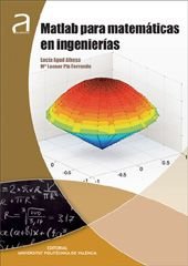 MATLAB PARA MATEMÁTICAS EN INGENIERIAS, de Agud Albesa, Lucía | portada del libro