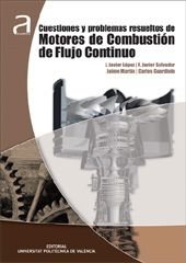 CUESTIONES Y PROBLEMAS RESUELTOS DE MOTORES DE COMBUSTIÓN DE FLUJO CONTINUO, de López Sánchez | portada del libro