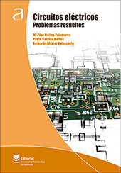 Circuitos eléctricos. Problemas resueltos, de Molina Palomares, Mª Pilar | portada del libro