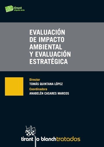 Evaluación de impacto ambiental y evaluación estratégica, de Quintana López | portada del libro