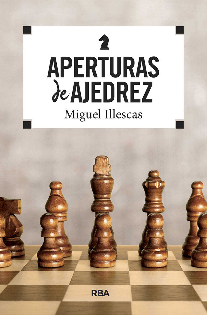 APERTURAS DE AJEDREZ, de Illescas Córdoba | portada del libro