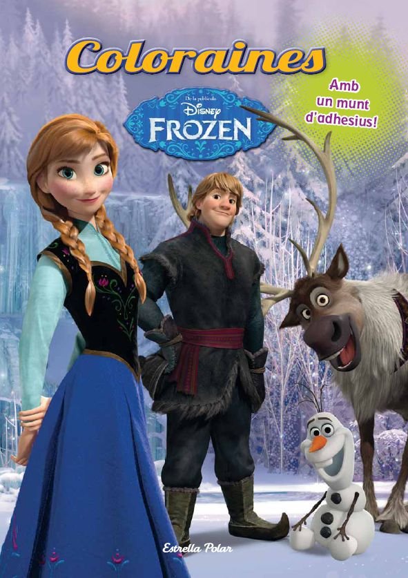 Frozen. Coloraines, de Autors | portada del libro