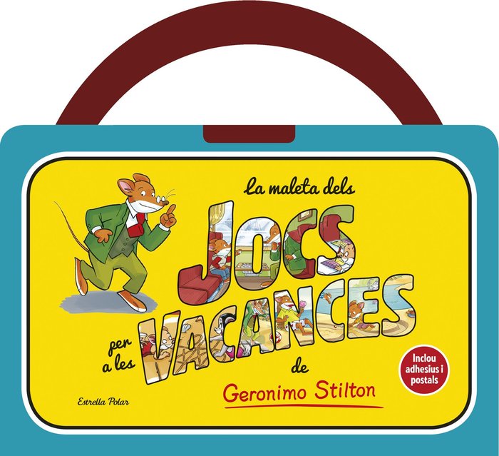 La maleta de jocs per a les vacances de Geronimo Stilton, de Stilton | portada del libro