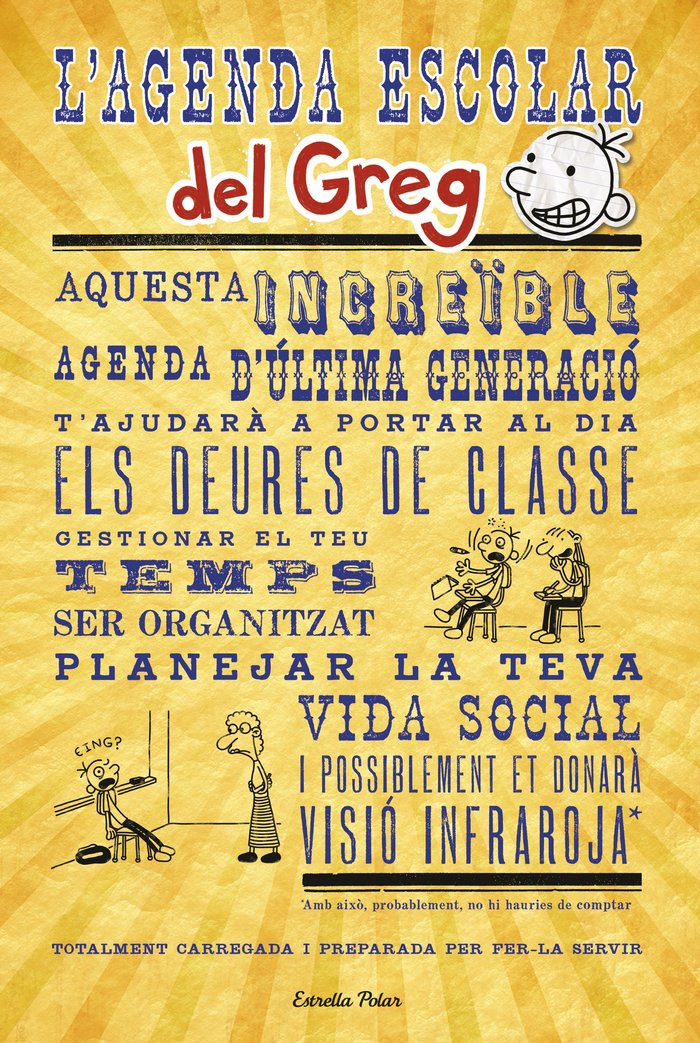 L agenda escolar del Greg, de Kinney | portada del libro