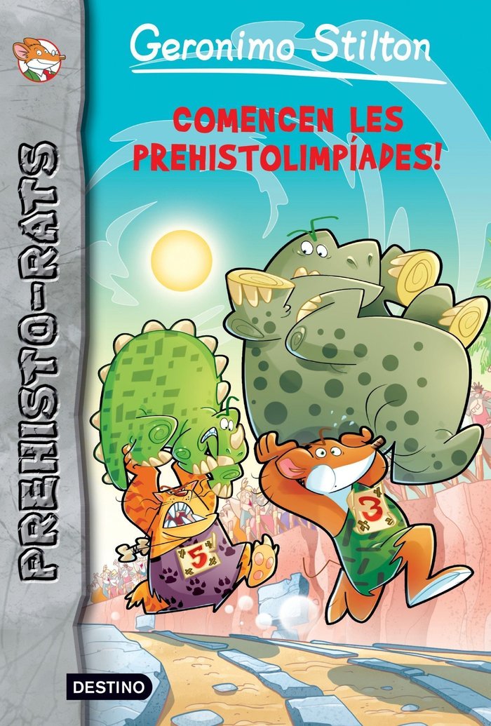 Comencen les prehistolimpíades!, de Stilton | portada del libro