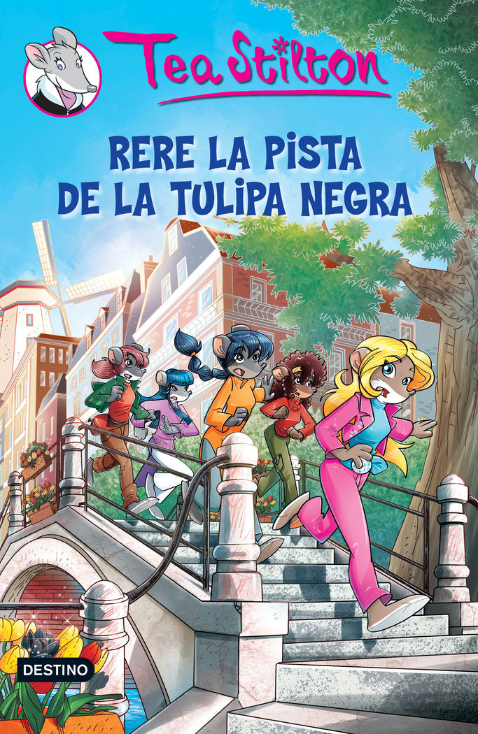 18. Rere la pista de la tulipa negra, de Stilton, Tea | portada del libro