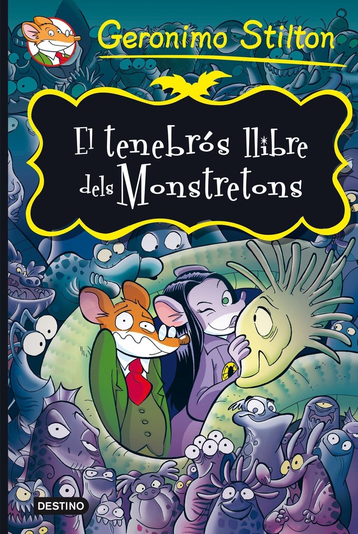 El tenebrós llibre dels Monstratons, de Stilton, Geronimo | portada del libro